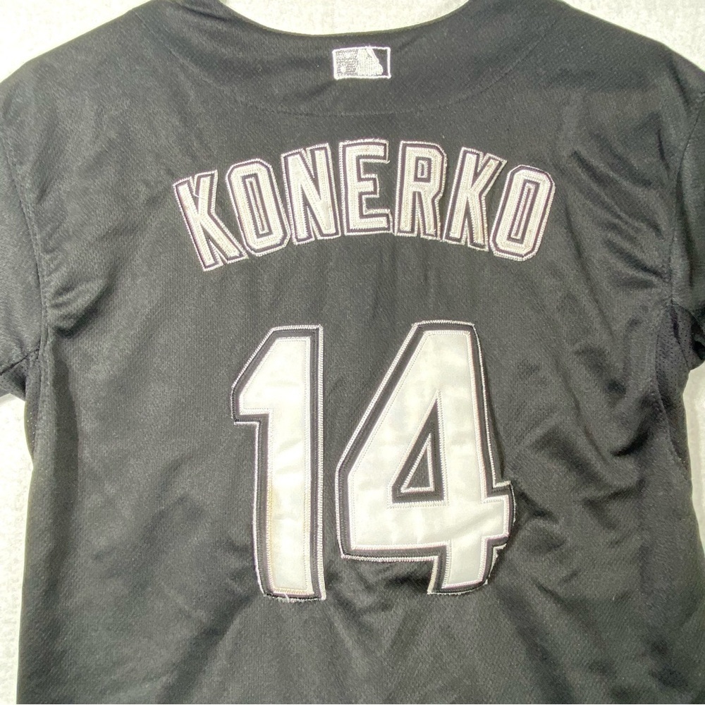 VTG Authentic Majestic BOYS XL Chicago White Sox Paul Konerko Cool Base Jersey - Picture 7 of 12